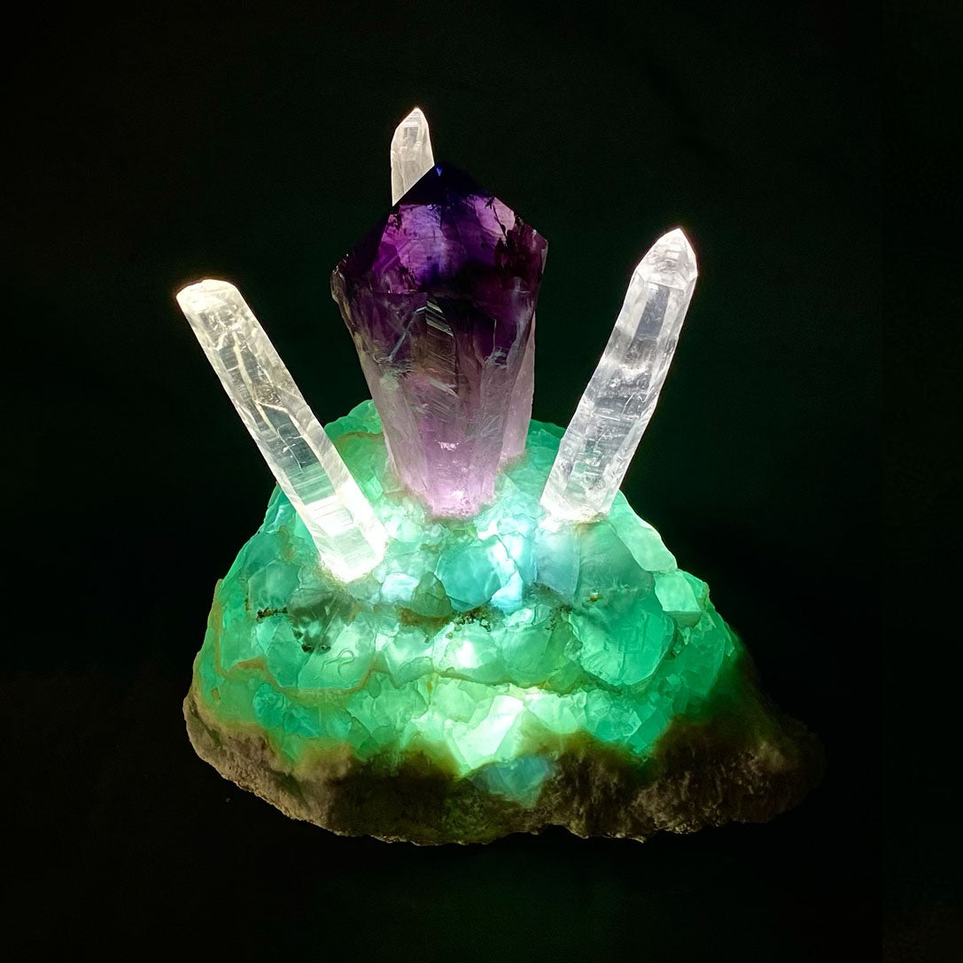 Crystal Light Sculpture 'Antenna'