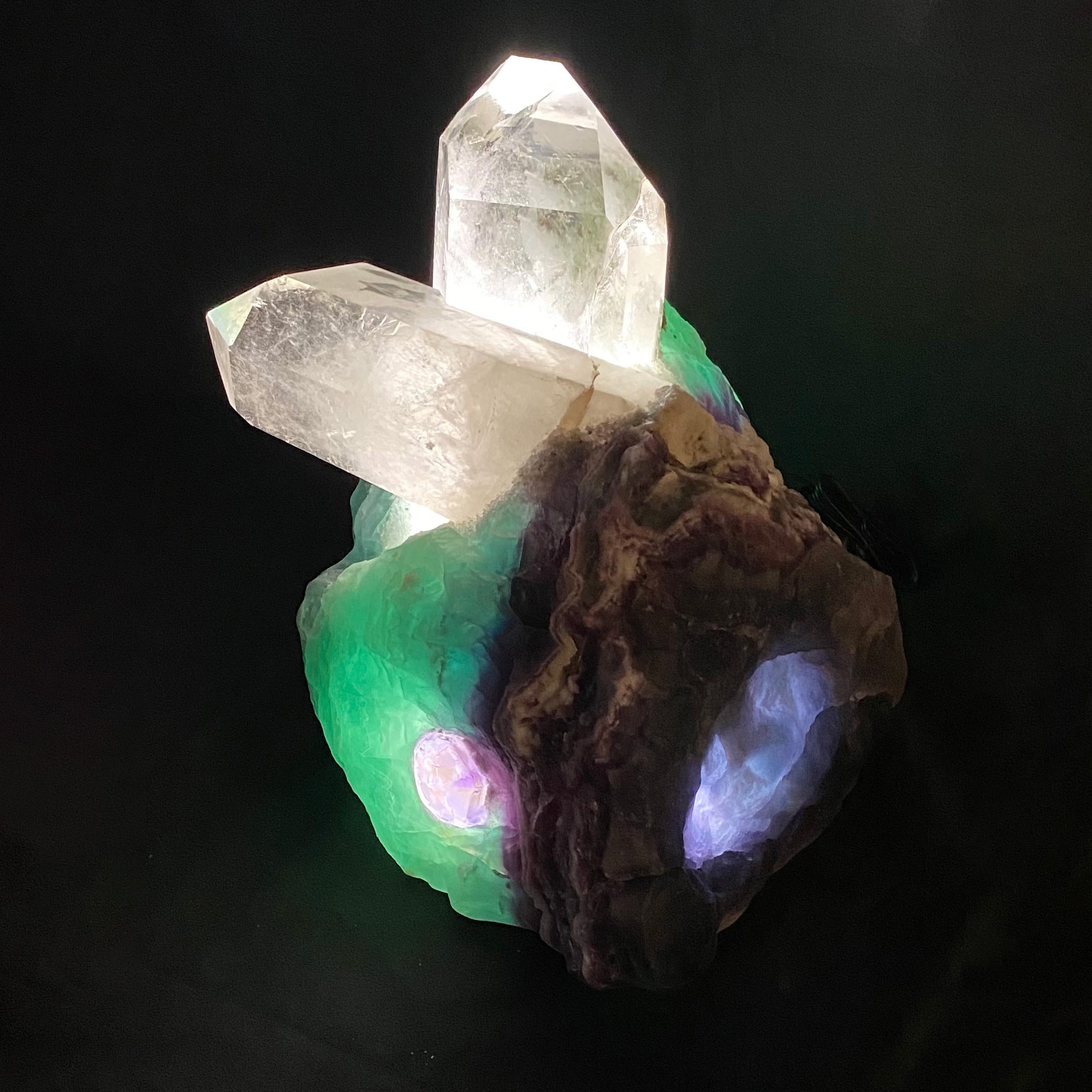 Crystal Light Sculpture 'Centurion'